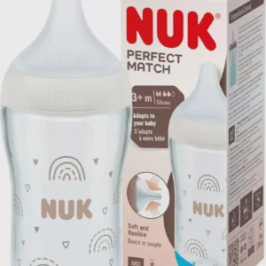 NUK BIB PERFECT MATCH EN VERRE 3 M + 230 ML