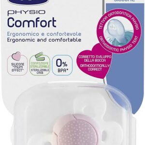 CHICCO SUCETTE CONFORT ROSE 0-6M
