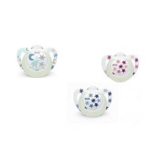 NUK SUCETTE STAR LIGHT 0-6M