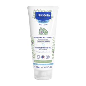 MUSTELA 2EN1 GEL NETTOYANT CHEV ET CORPS 200ML