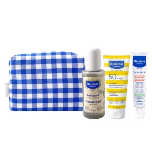 MUSTELA TROUSSE VICHY BLEU (LAIT SOLAIRE 100ML + CICASTELA+40ML + GEL LAVANT)
