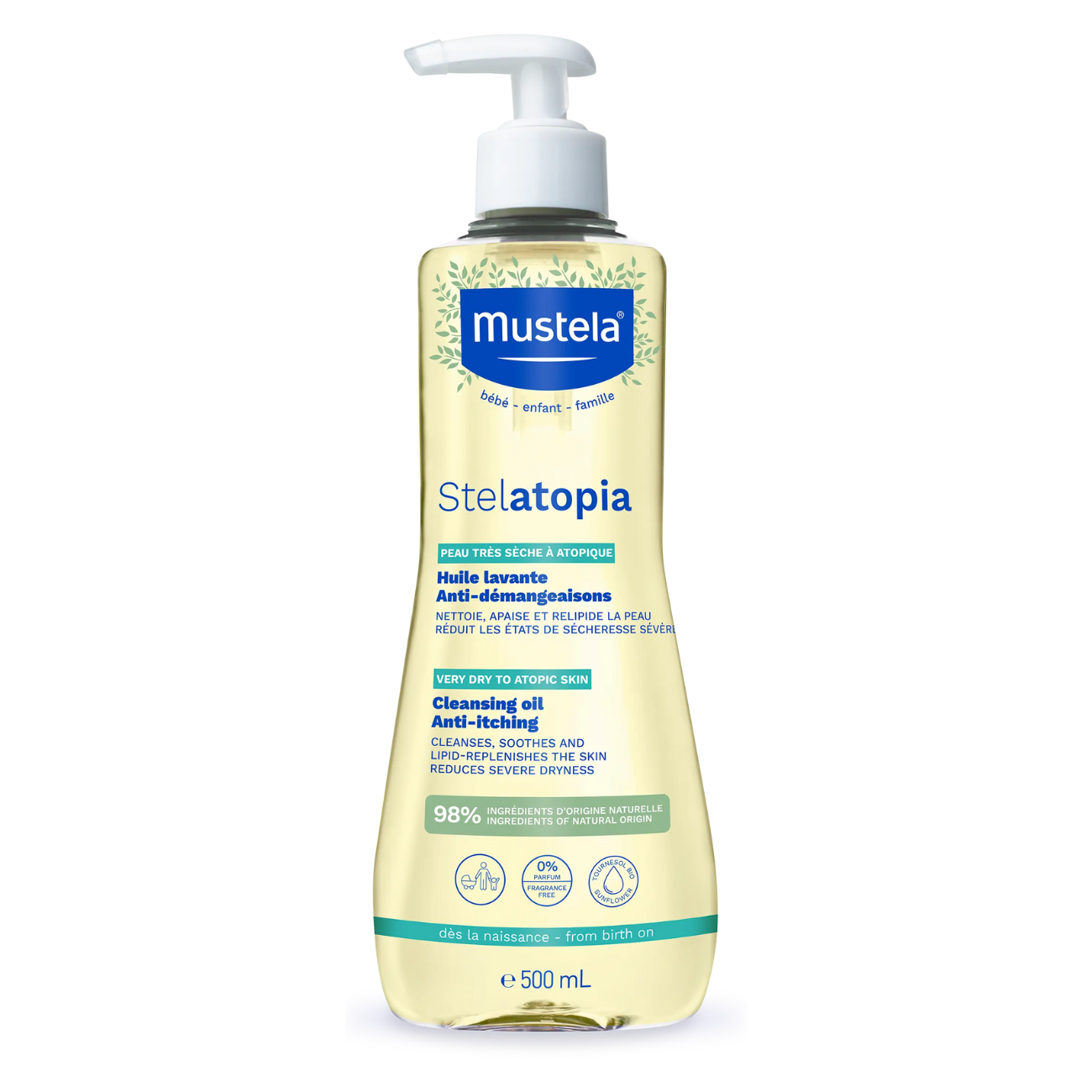 MUSTELA STELATOPIA HUILE LAVANTE 500 ML